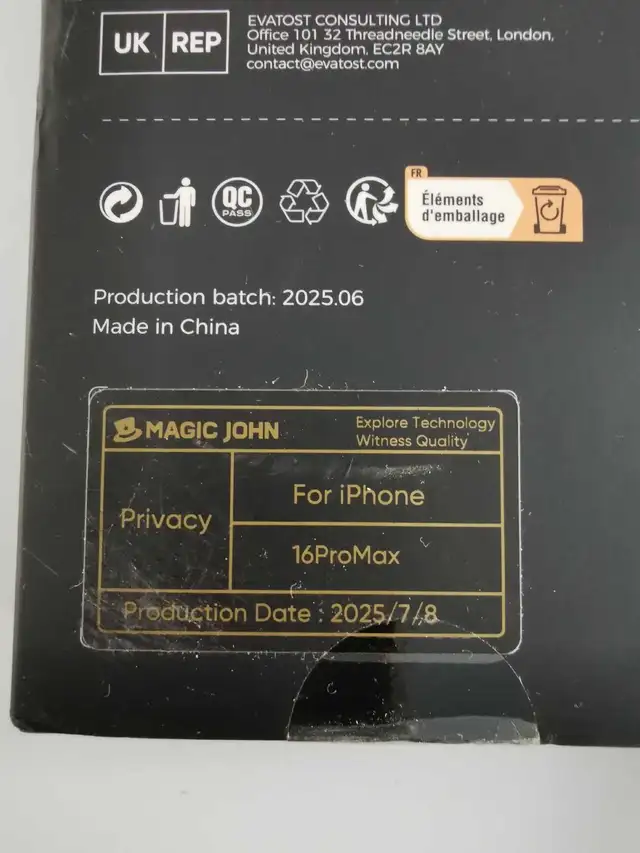 Magic John iPhone 16 Pro Max Screen Protector 2-pack in Cell Phone Accessories in Markham / York Region - Image 3
