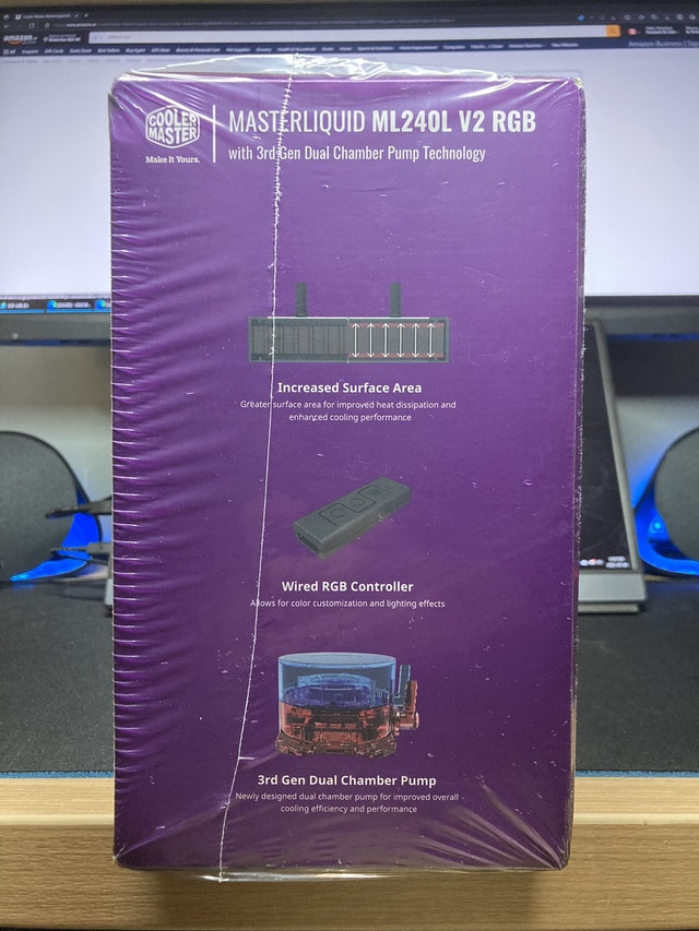 Cooler Master ML240L RGB V2 AIO PC Water Cooler System Components