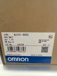 NJ101-9000 OMRON PLC CPU 