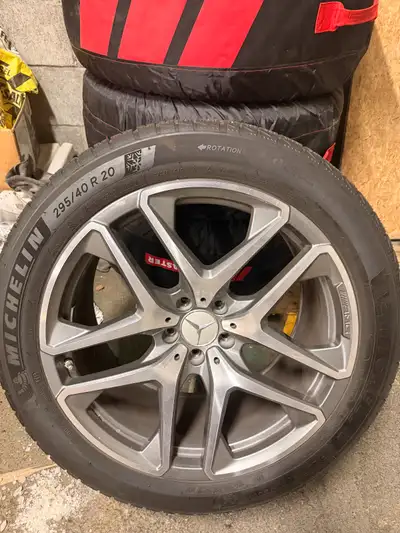 Under 5000km usage, came off of Mercedes GLC AMG 2020 and up 295/40R20 Michelin Pilot Alpin awesome...