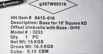 Patio Umbrella BASE ONLY, View more