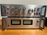Pioneer C-73 M-73 Pre and Power Amplifier Vintage Hifi