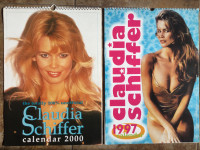 Claudia Schiffer 1997 and 2000 CALENDAR's with Great Photos