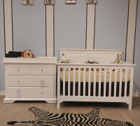 Baby Liquidators-2 pc-Crib and Dresser-N.I.B