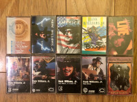 10x Hank Williams Jr. cassettes in great condition.