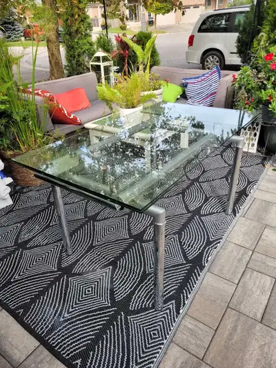 glass dining table , View more