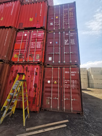 SHIPPING CONTAINER 40FT HIGH CUBE USED SEA CAN 40' STORAGE UNITS