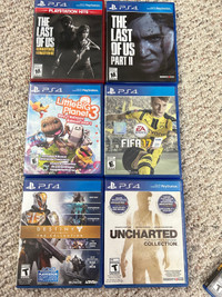 PlayStation 4 system and 23 games Last of Us