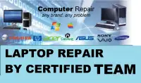 Repair by certified Team   Laptop repair 647-721-7863