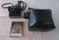 Vintage Polaroid Pronto SE Land Camera with Polaroid Bag.
