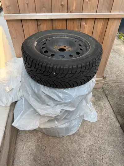 For Sale: Used General Tire AltiMAX Arctic 12 Winter Tires with Rims - $300 CAD They go for $150 eac...