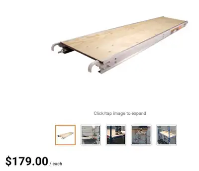 7' MetalTech Scaffold Platforms, View more