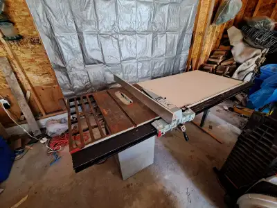 Table Saw 10inch with Delta Unifence and Work Table. 2 hp electric motor. Works well. $300 or Best O...