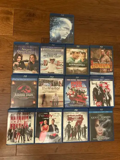 $7. Each Blu-ray movie for sale. The Girl Who Kicked The Hornets Nest Blu-ray + DVD movie From Paris...