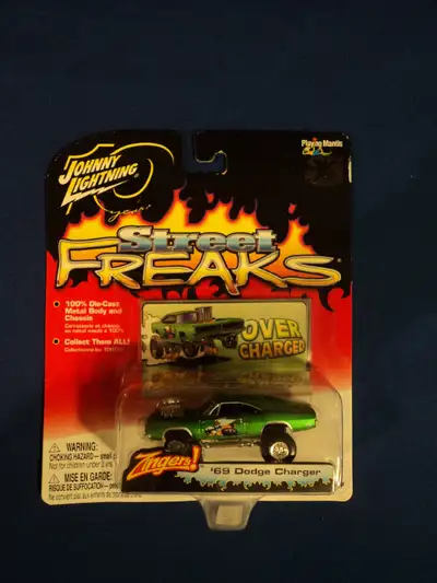 JOHNNY LIGHTNING STREET FREAKS '69 DODGE CHARGER - GREEN, View more