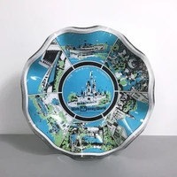 Walt Disney World Vintage Collector Glass Dish.