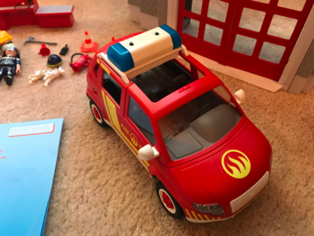 Playmobil Fire Station, Car and Accessories in Toys & Games in Windsor Region - Image 2