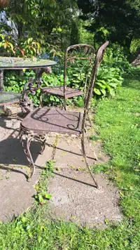 Cast Iron Garden Chairs - Vintage