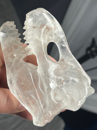 Quartz skull Dino Cristal de roche