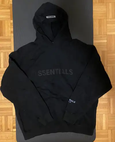 Black Essentials Hoodie, View more