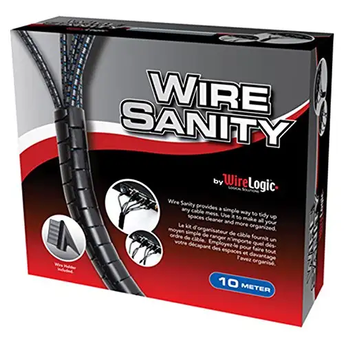 Cable management kit — hide the mess behind your TV, brand new —