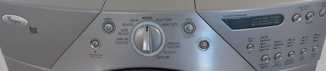 WHIRLPOOL "DUET" STAINLESS STACKABLE DRYER in Washers & Dryers in London - Image 2