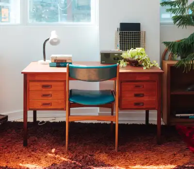 1960s Danish Modern Teak Partner’s Desk, View more