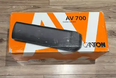 Canton Center Speaker AV700 Noir Neuf Black New Sealed Box, View more