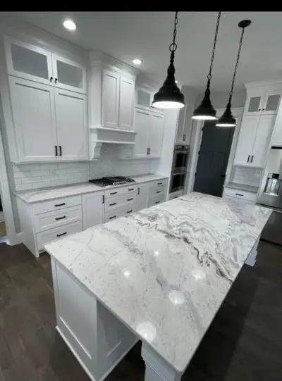 Granite and Quartz countertops on sale! With Installations Contact us now for a free Quote 403 606 2...