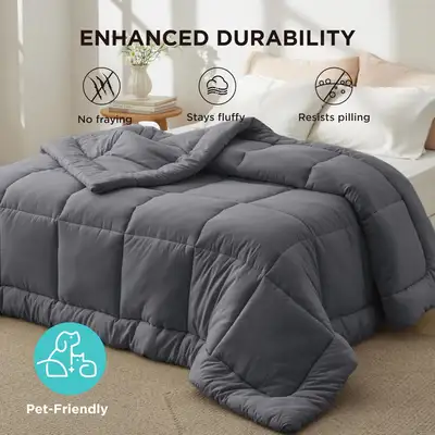 NEW Bedsure Comforter Duvet Insert - Quilted King Size, All Seas, View more