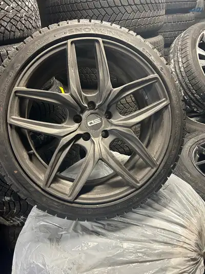 19” Audi A5/S5 euro design wheels with 255-35-19 triangle winter tires. In like new condition. Tires...