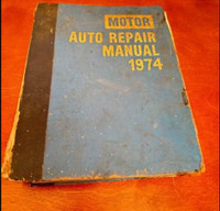 Vintage 1974 Motor Repair Manual