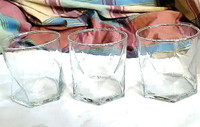 3  DRINKING GLASSES