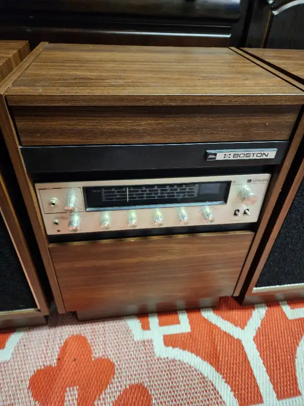Vintage toshiba Stereo loudspeakers Record player AMP Boston con in Stereo Systems & Home Theatre in Oakville / Halton Region - Image 6