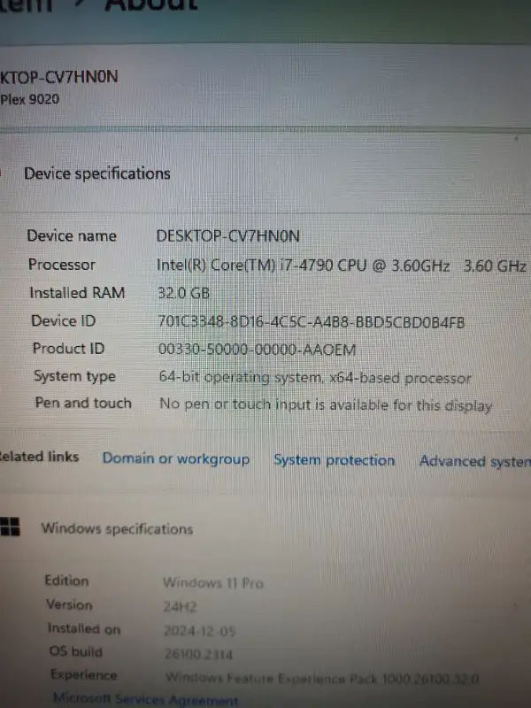 Dell Optiplex 9020 i7-4790, 32G RAM, 500GB + 250 GB SSD in Desktop Computers in Kawartha Lakes - Image 8