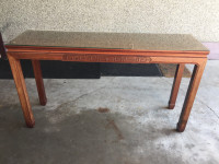 Antique Solid Wood Console Table $1,200