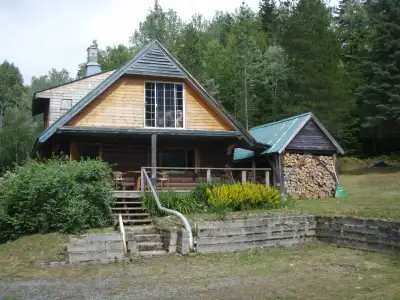 Available December 1. 2 bedroom, 2 bath Log Home at $1200 rent. Located between Terrace and Hazelton...