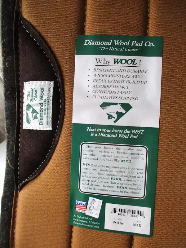 New 1" Wool Felt pack saddle pads, large or smaller at Nov 25/25 in Equestrian & Livestock Accessories in Dawson Creek - Image 7