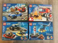 Lego City Police et pompier 