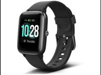 Lintelek smart watch/montre intelligente noire