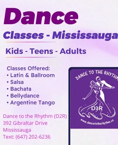 Dance Lessons for Kids, Teens & Adults - Mississauga Dance Studio Salsa • Bachata • Latin • Ballroom...