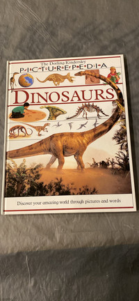 Hard cover Dinosaur  picture book 