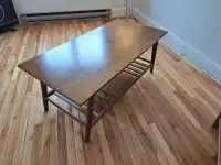 Coffee table, wood