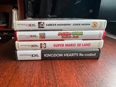 I CAN SHIP TO MOST AREAS IN CANADA FOR $4 PER GAME 3DS Games $30 – Luigi’s Mansion Dark Moon $25 – L...