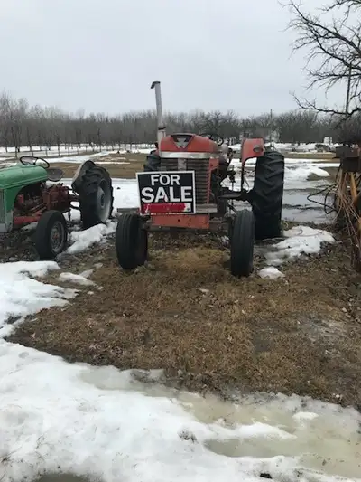For Sale: 1955 Massey Ferguson tractor. Gas Motor, 90 Horse Power, 3 Point Hitch, PTO, Power Steerin...