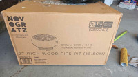 27" wood fire pit