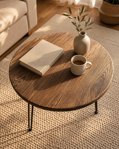 Brushed Texture Side Table, View more
