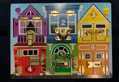 Melissa & Doug Latches Wooden Activity Board, View more