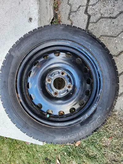 Tires 3 years old, used one season. Like new. Mounted and balanced. Directional. Rim bolt pattern 4X...
