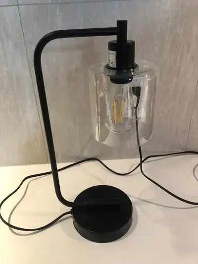 DEWENWILS Industrial Touch Control Table Lamps with Glass Shade,, View more